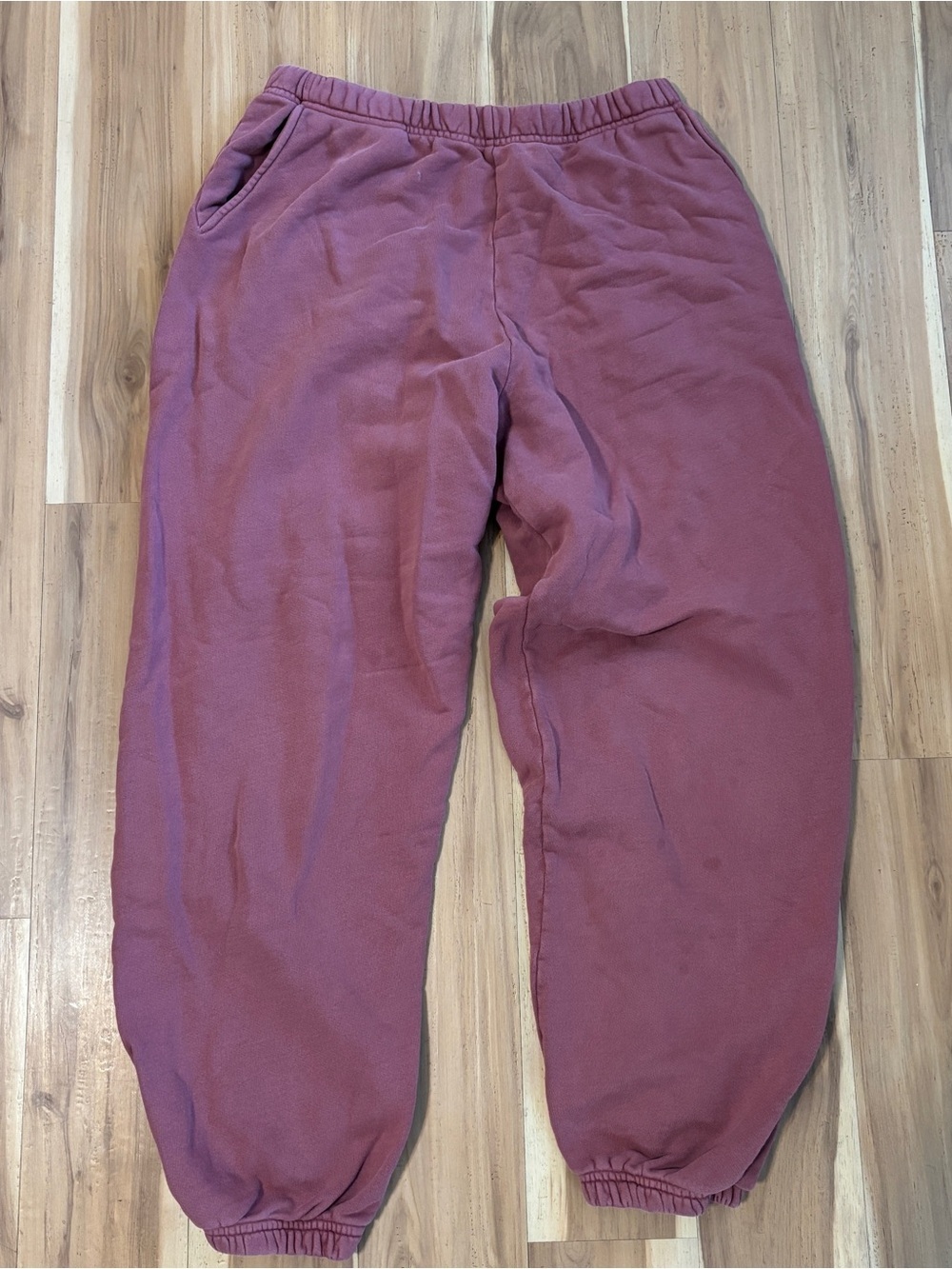 Daily Drills Cozy Maroon Sweatpants